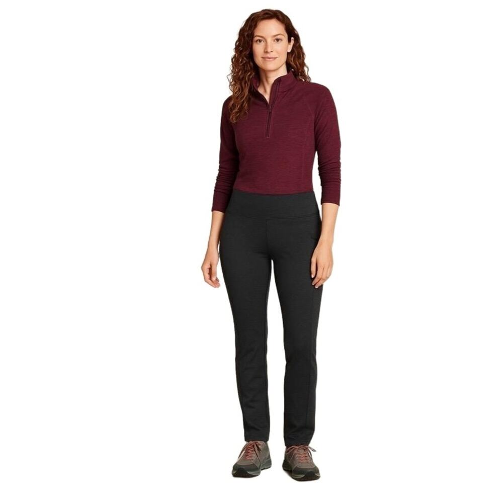 Eddie Bauer Women’s High-Rise Performance Pants Black‎ – Size L